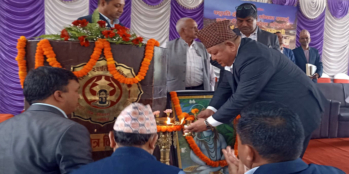 पर्यटन मन्त्री आलेद्वारा विभिन्न पूर्वाधारको शिलान्यास