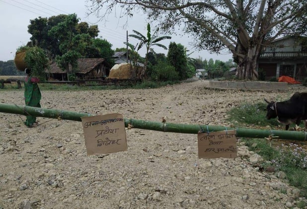 कोरोनाबाट जोगिन ‘लक डाउन’मा गाउँलेका आफ्नै नियम