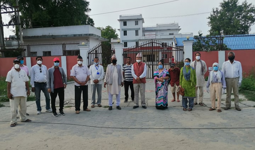 नेपाली भूमिमा भारतले सडक बनाएको भन्दै काँग्रेसको बिरोध