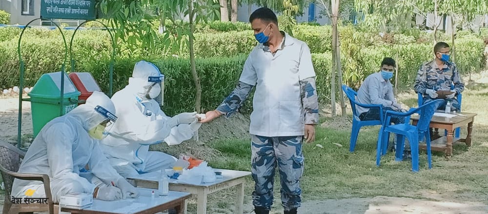 गौरीफण्टा नाकामा खटिएका सशस्त्र प्रहरीहरुको रिपोर्ट नेगेटिभ