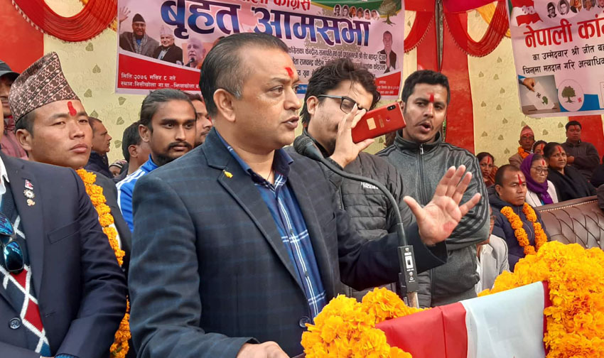 निर्वाचनबाट कांग्रेस पहिलो पार्टी बन्छ  गगन थापा