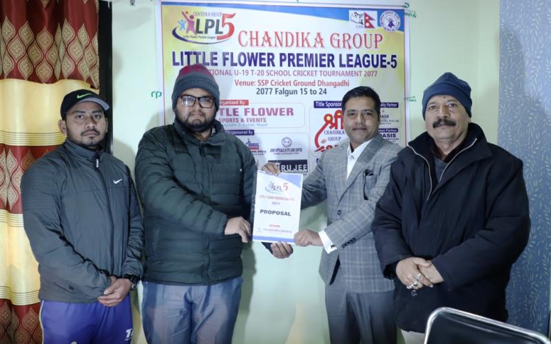 चण्डिका ग्रुप एलपिएल–५ को म्यान अफ द म्याचको प्रायोजन