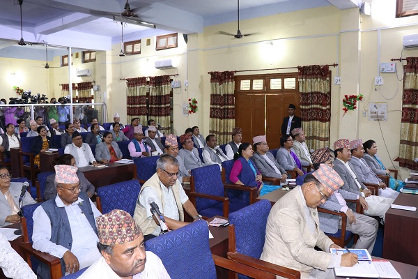 काँग्रेसद्वारा प्रदेश सभामा संकल्प प्रस्ताव दर्ता