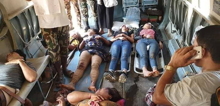 कांग्रेस नेता बस्नेतद्धारा सिन्धुपाल्चोक दुर्घटनाका घाइतेलाई सहयोग,