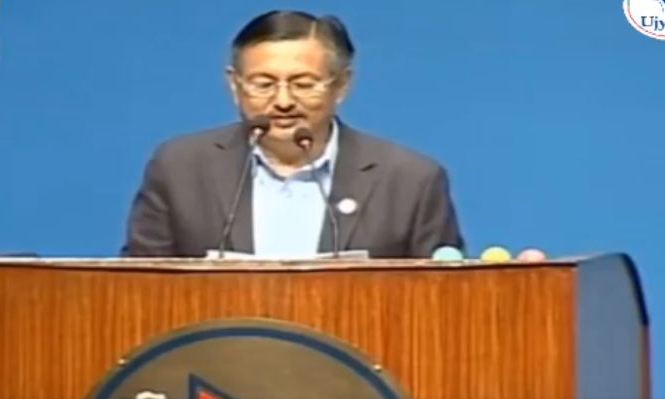 कांग्रेसका प्रमुख सचेतक  खाँडले भने अतिक्रमण लिम्पियाधुरा  फिर्ता ल्याउन बजेट खै ?'