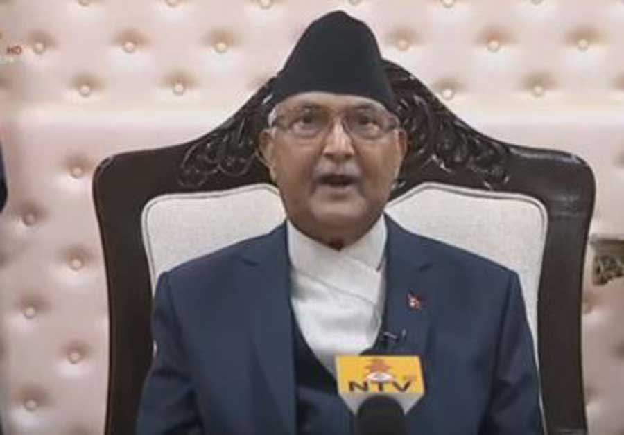 प्रधानमन्त्री केपी शर्मा ओलीबाट राष्ट्रका नाममा सम्बोधन, आउने दुई साता थप कष्टकर