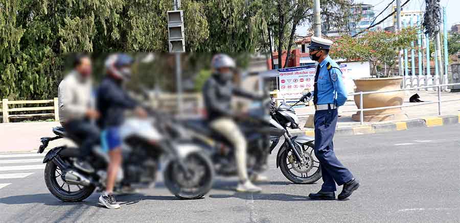 लकडाउनको १४ औं दिनः सरकार चूप, उल्लंघन गर्ने बढेको बढ्यै