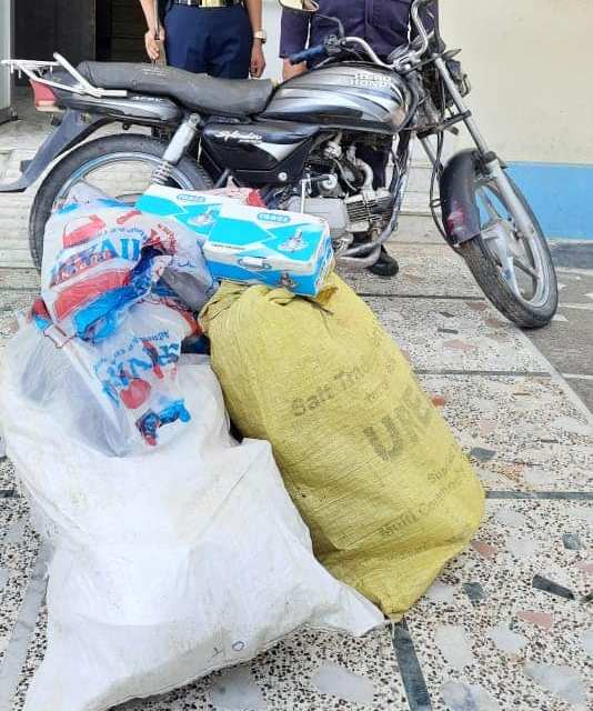 प्रहरीद्वारा दुई लाख मूल्य बराबरको सामान बरामद