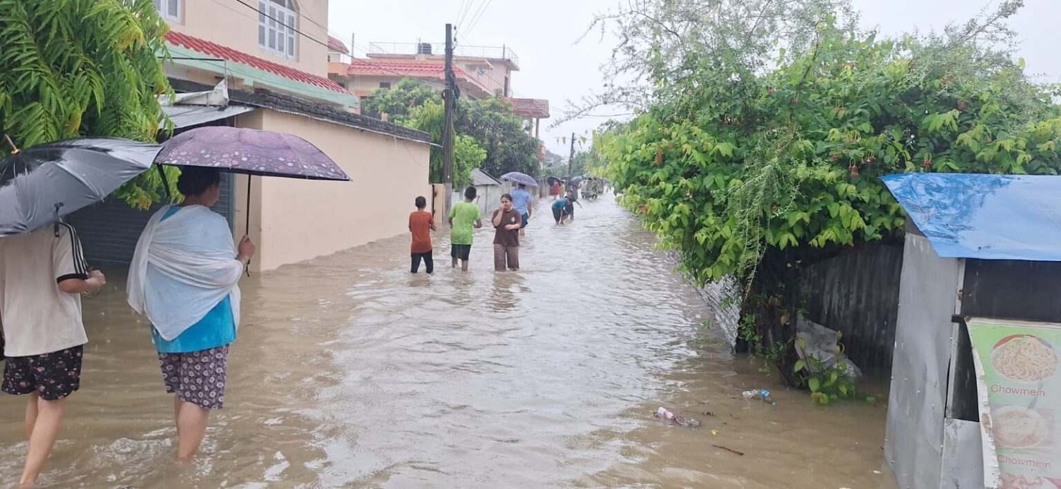 अविरल वर्षाले धनगढीका दुई हजार घर ढुवानमा