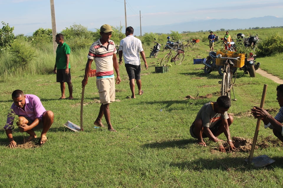 कालाकुण्डास्थित खाली जग्गामा वृक्षारोपण
