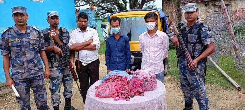 बारामा २० किलोग्राम चरेससहित ३ जना पक्राउ
