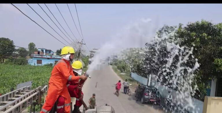 उपमहानगरपालिकाद्वारा १४ स्थानमा फायर हार्डड्रेन्ट जडान