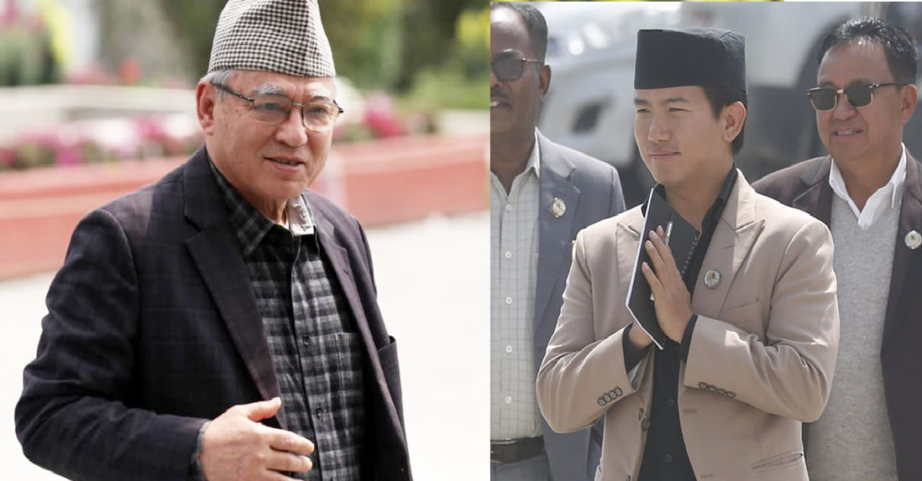 एमाले दलको नेताका लागी बादल र सुहाङ भिड्दै