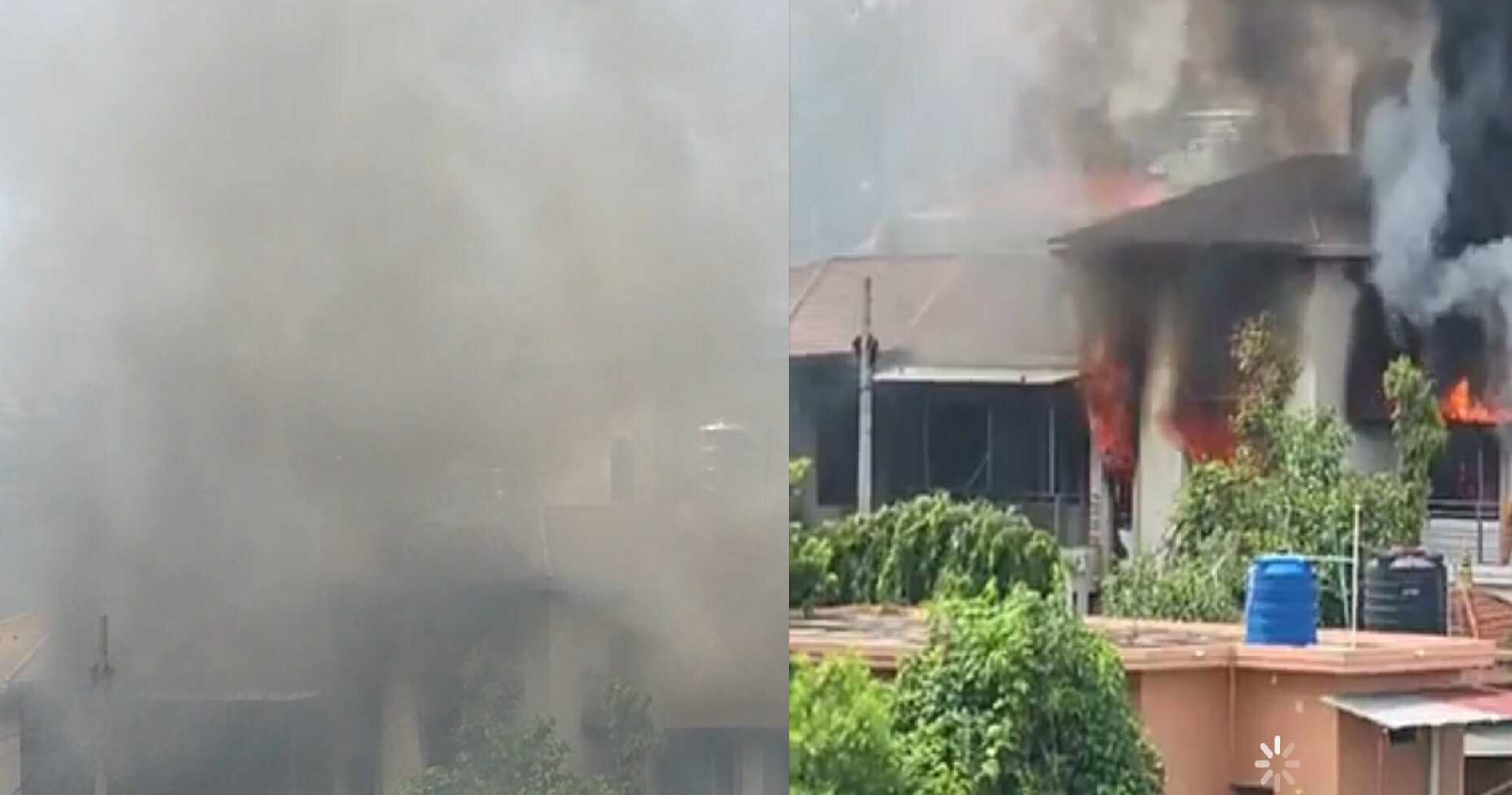 धनगढी स्थित परराष्ट्र मन्त्री आरजुको घरमा आगजनी