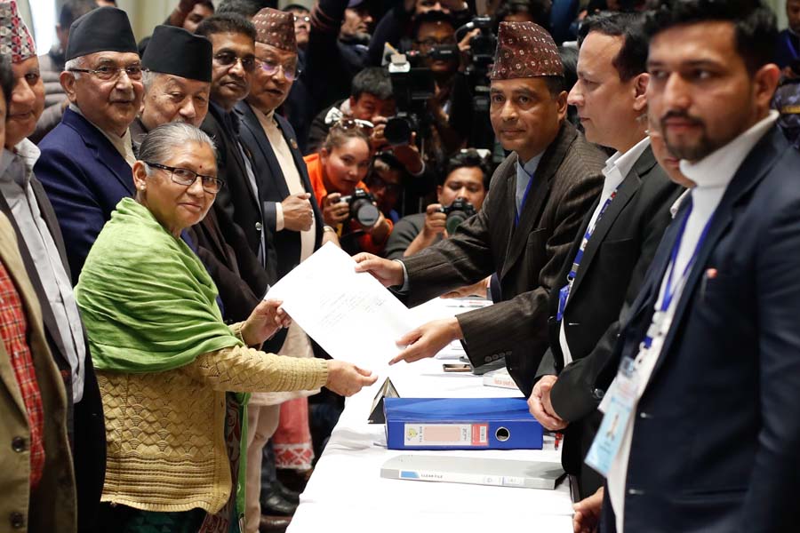 दोस्रोपटक उपराष्ट्रपतिमा अष्टलक्ष्मीको उम्मेदवारी दर्ता