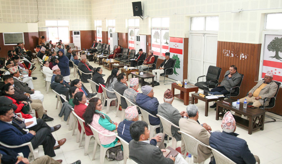 कांग्रेस केन्द्रीय समिति बैठकका तीन निर्णयहरु