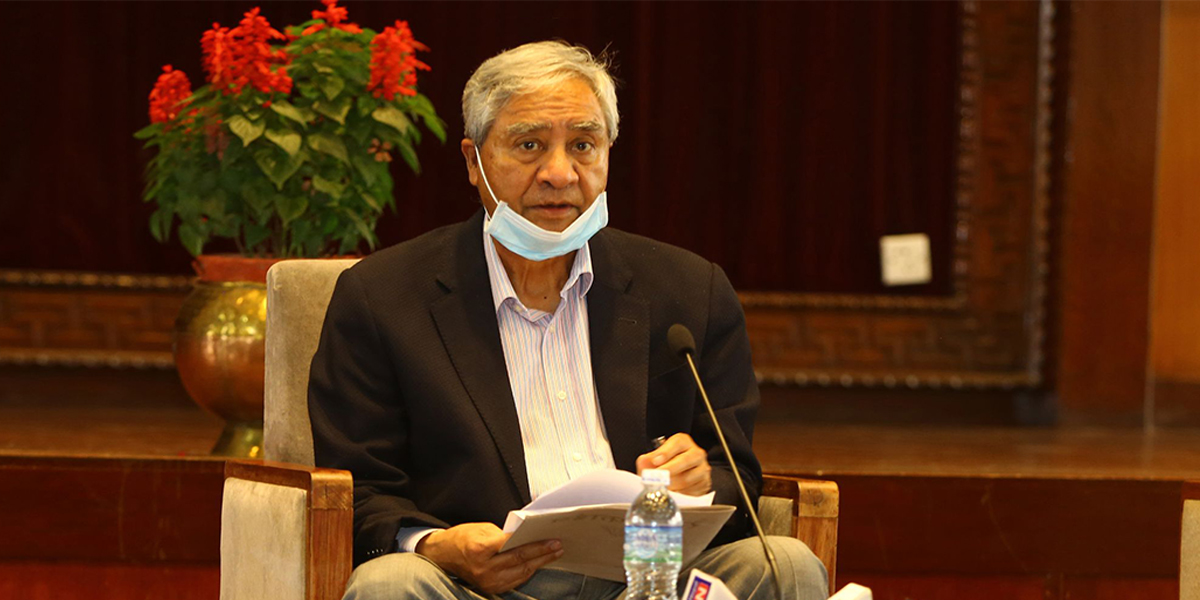 प्रधानमन्त्री देउवाले अर्थ मन्त्रालय आफैँ सम्हाल्ने