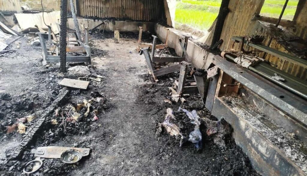 गार्मेन्ट उद्योगमा भएको आगलागीमा १ करोड ३० लाखको क्षति