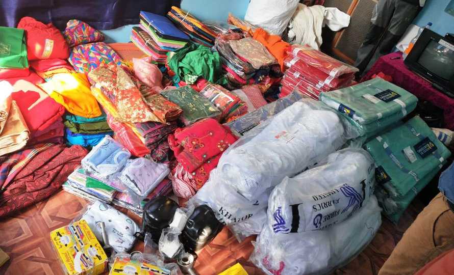 कञ्चनपुरबाट २ लाख  तस्करीको सामान बरामद