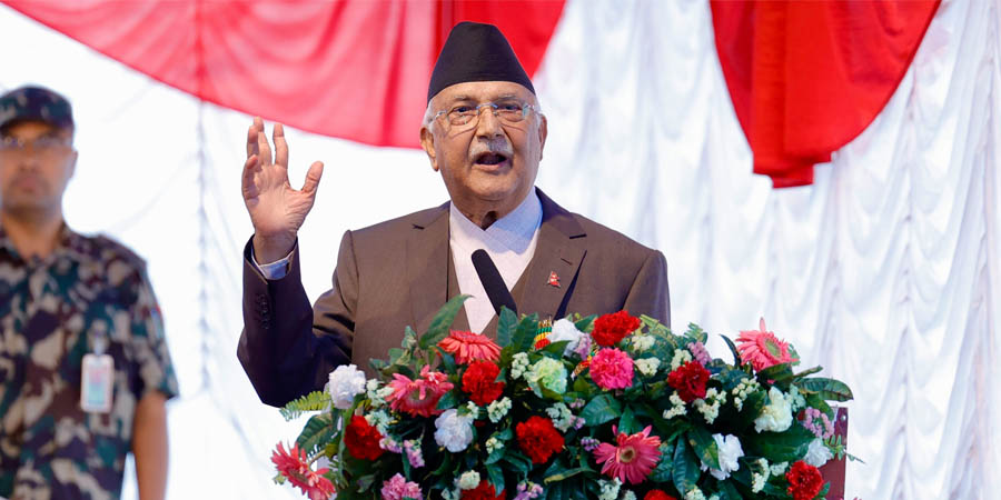 देशमा बहुआयामिक र चौतर्फी ढङ्गले विकास गर्दैछौँ  प्रधानमन्त्री