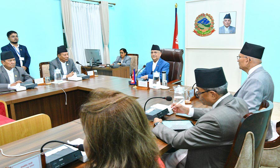 मन्त्रिपरिषद् समितिमा पाँच सदस्य तोकिए