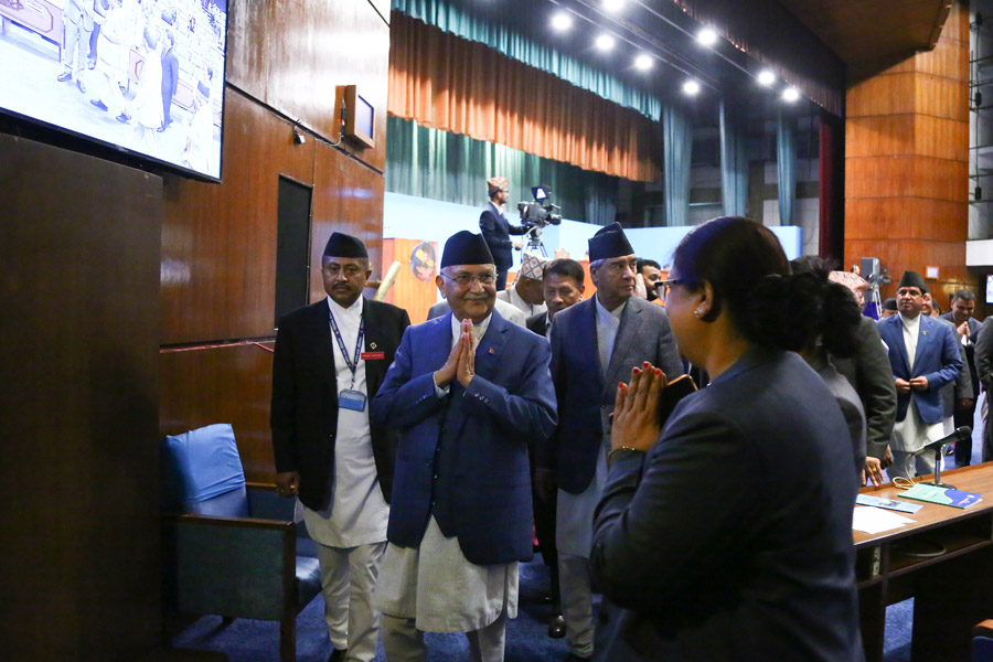 प्रधानमन्त्री ओलीलाई विश्वासको मत पक्षमा १८८ विपक्षमा ७४ मत