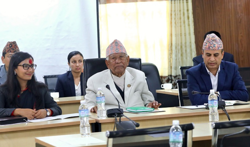 प्रतिनिधिसभाको पहिलो बैठकका एजेन्डा तय गर्न सर्वदलीय बैठक