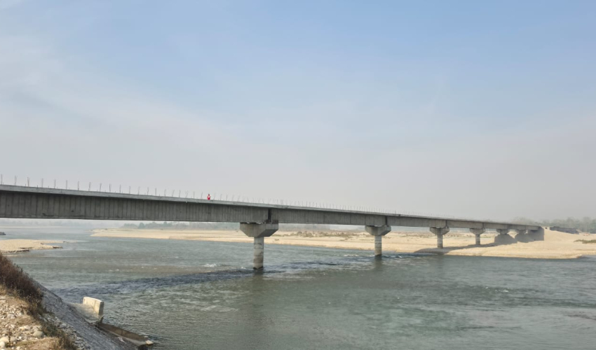 कैलाली–बर्दिया जोड्ने सनकट्टी घाटमा पुल निर्माण अन्तिम चरणमा