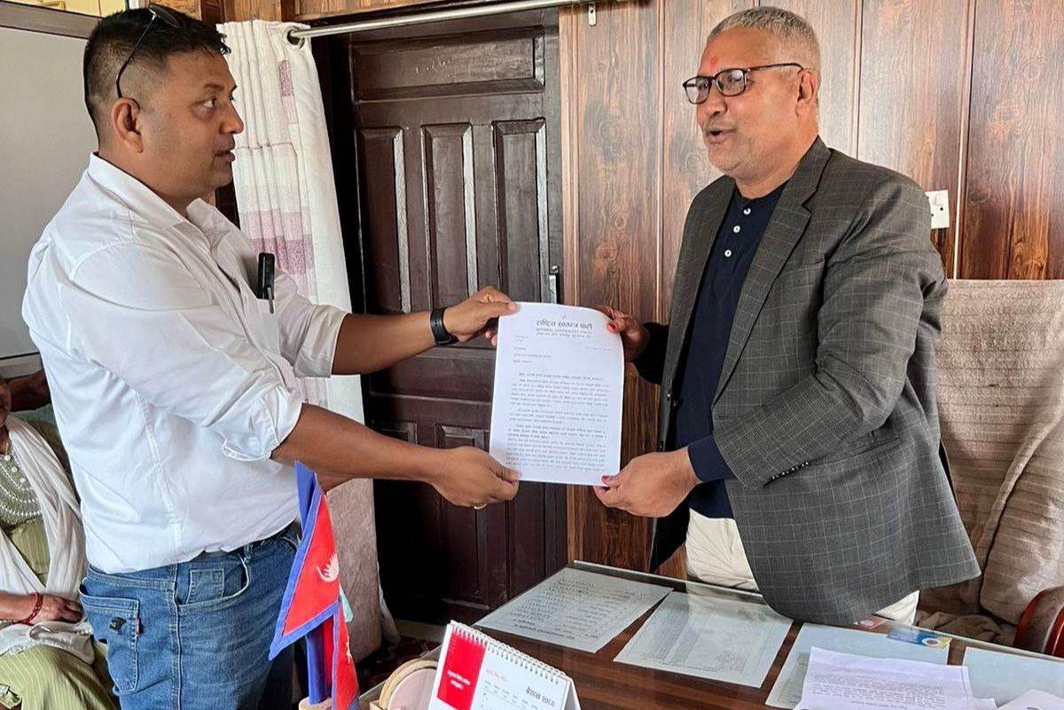 राष्ट्रिय स्वतन्त्र पार्टीद्धारा  पुनर्वास नगरपालिकालाई ध्यानाकर्षण