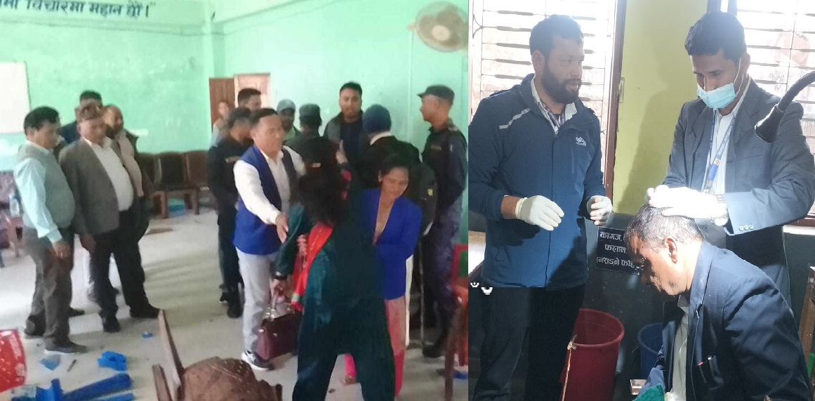 डडेल्धुरा परशुरामको कार्यपालिका बैठकमै हाकिममाथी कुटपिट