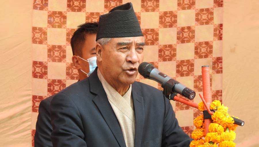 पर्वहरुले सामाजिक सद्भावना बढाउँदै आएका छन्  सभापति देउवा