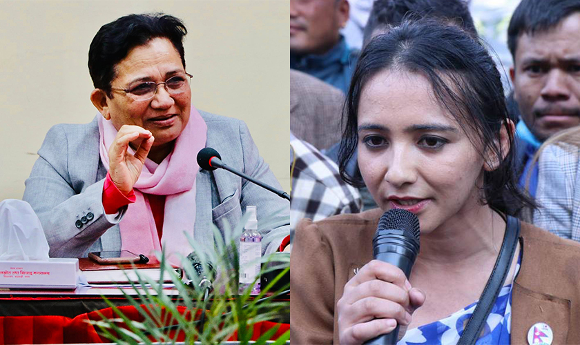 तोसिमालाई बधाई दिँदै पम्फाले भनिन्, ‘सकारात्मक कार्यमा मेरो सहयोग रहनेछ’