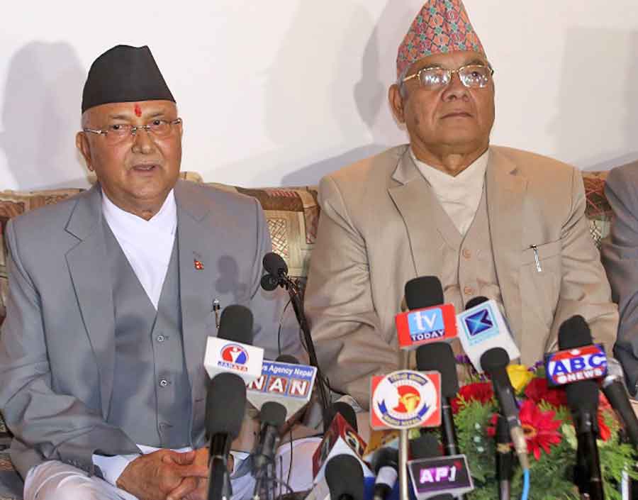 ओलीले अटेर गर्दा प्रचण्ड, माधव, झलनाथ र वामदेव झन दरिए