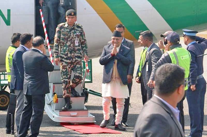 बाँस्कोटा मुसिएपछि प्रधानमन्त्रीलाई देखाइयो कालो झण्डा