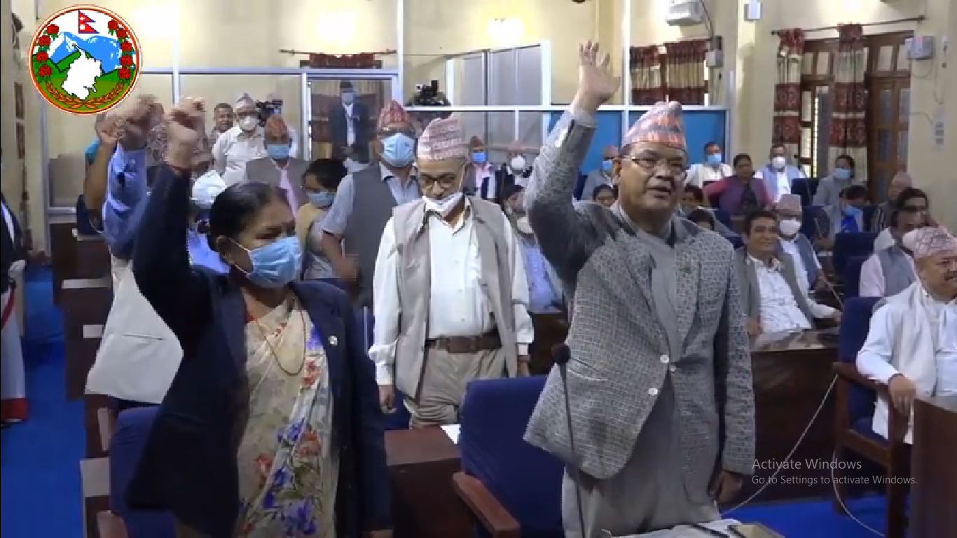 सुदूरपश्चिम प्रदेशसभा -प्रतिपक्षीकाे बिराेधबिच बजेट पारित