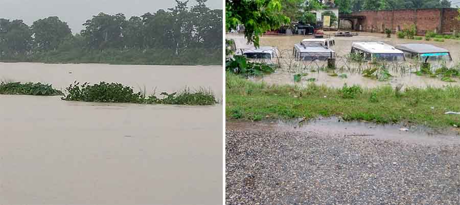 रौतहटमा बाढीको त्रास, बस्तीमा पस्यो पानी